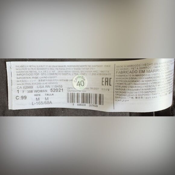 Mango Floral High Waisted Colorful Textured Lined Mini Skirt. Medium. NEW. - Picture 9 of 11